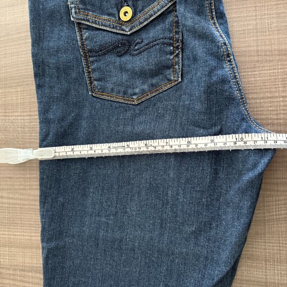 Tommy Hilfiger - Cropped Dark Wash Jeans - Size 14 - Picture 9 of 12